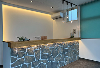 受付カウンター